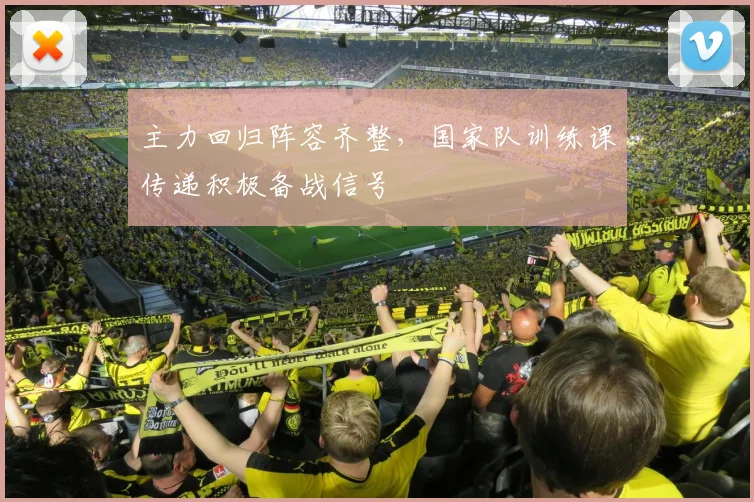 主力回归阵容齐整，国家队训练课传递积极备战信号